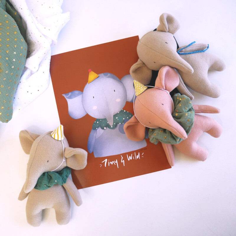 Πόστερ βρεφικού δωματίου - Elephant Tiny & Wild - Image 6