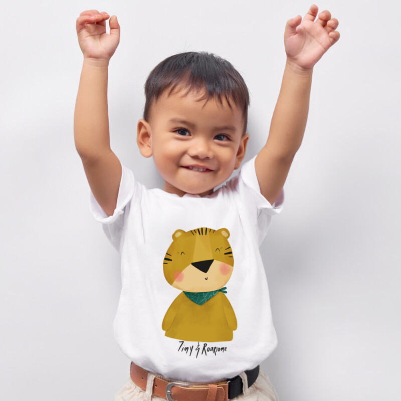 Παιδικό Κοντομάνικο T-Shirt Τιγράκι - Image 2