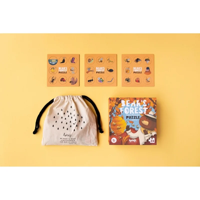 Bear's Forest - 24 pcs - Nature Observation Puzzle - Image 6