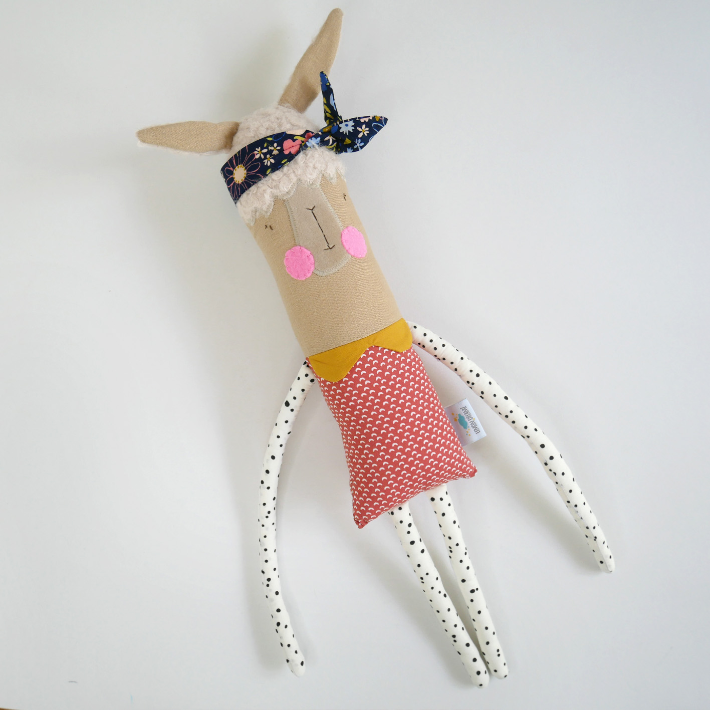 Cuddler Llama με μαντήλι - Image 2