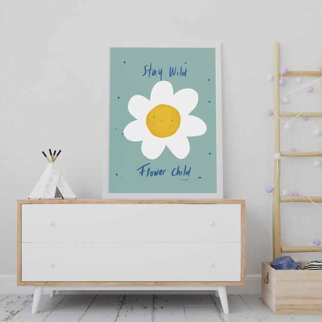 Stay Wild Flower Child διακόσμηση