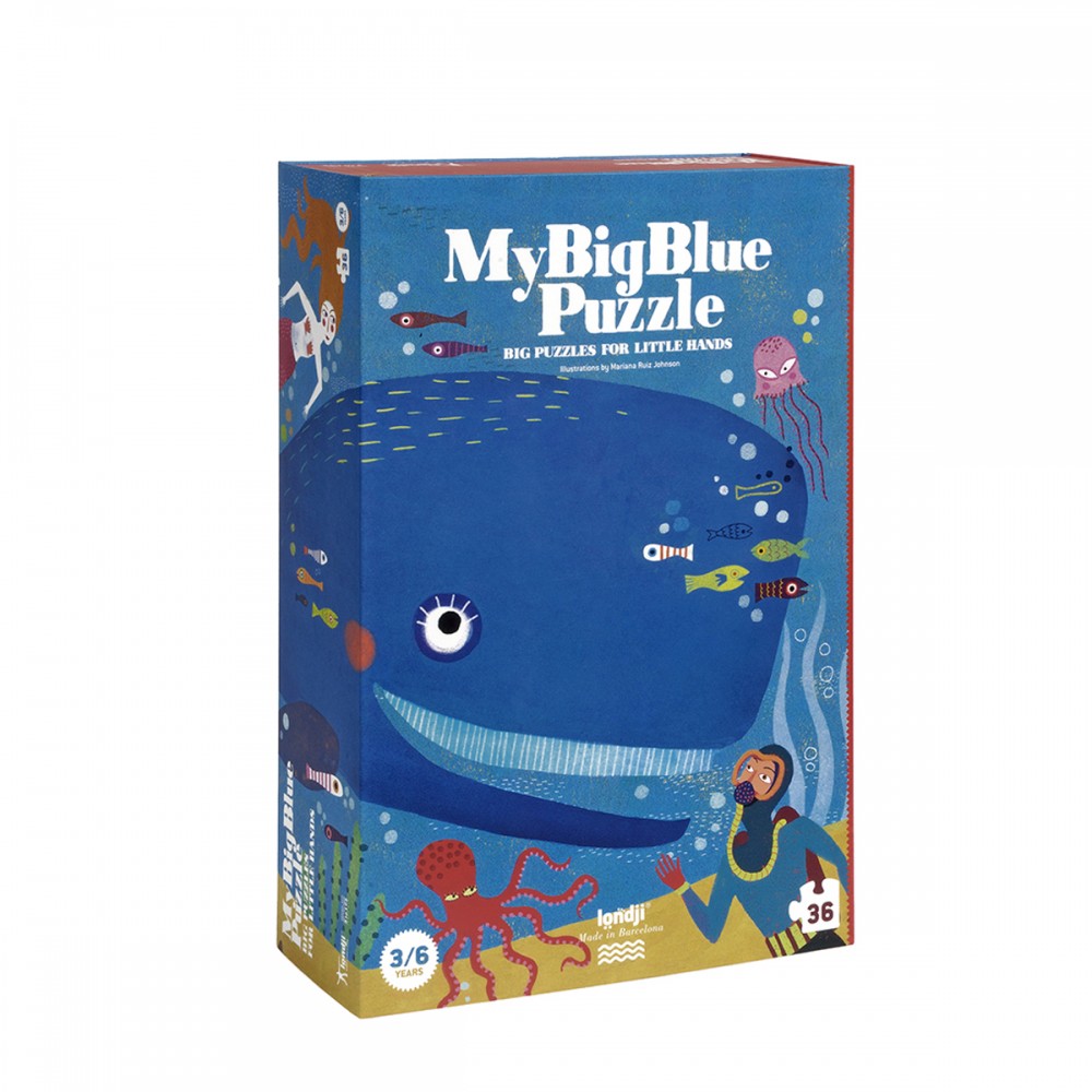 My Big Blue Shape Puzzle - 36 pcs -