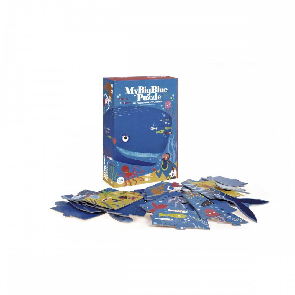 My Big Blue Shape Puzzle - 36 pcs - - Image 4