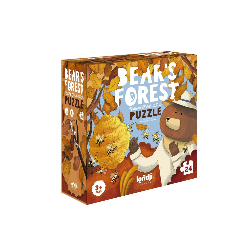 Bear's Forest - 24 pcs - Nature Observation Puzzle