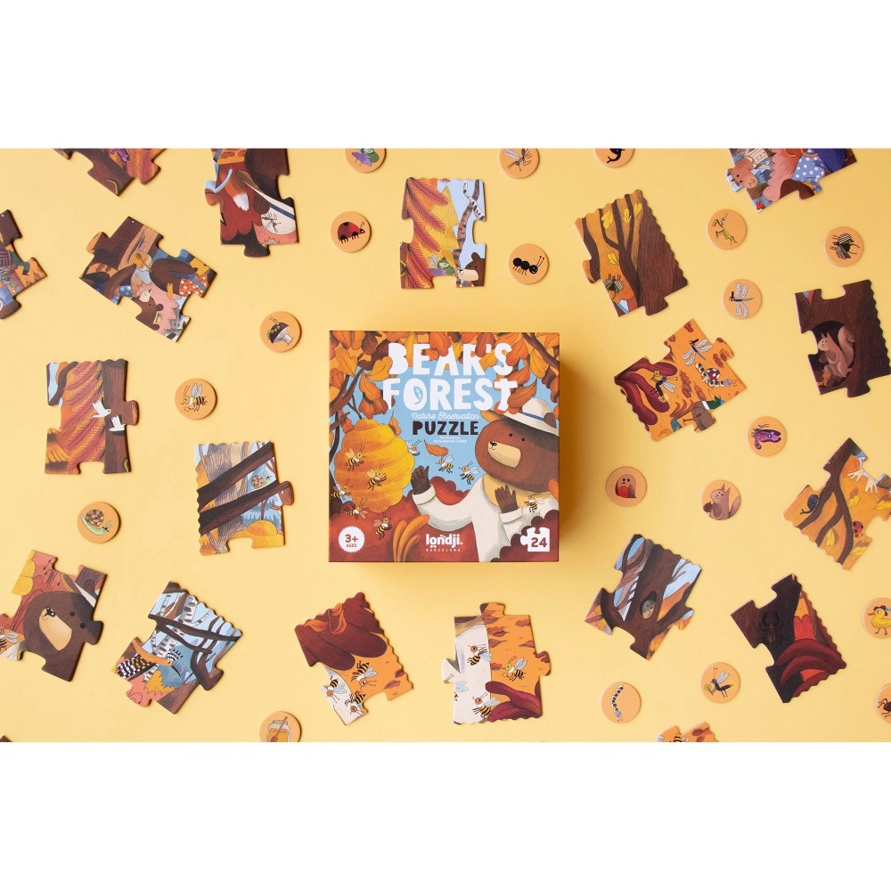 Bear's Forest - 24 pcs - Nature Observation Puzzle - Image 9