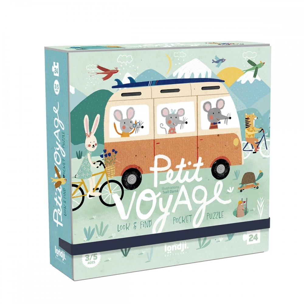Petit Voyage - 24 pcs - Look and Find Pocket Puzzle