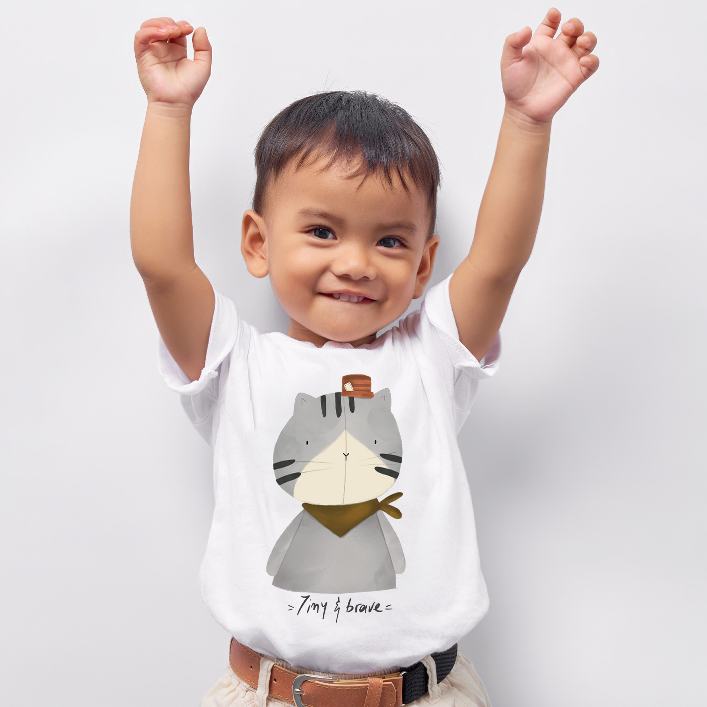 Κοντομάνικο T-Shirt Γάτα - Image 4