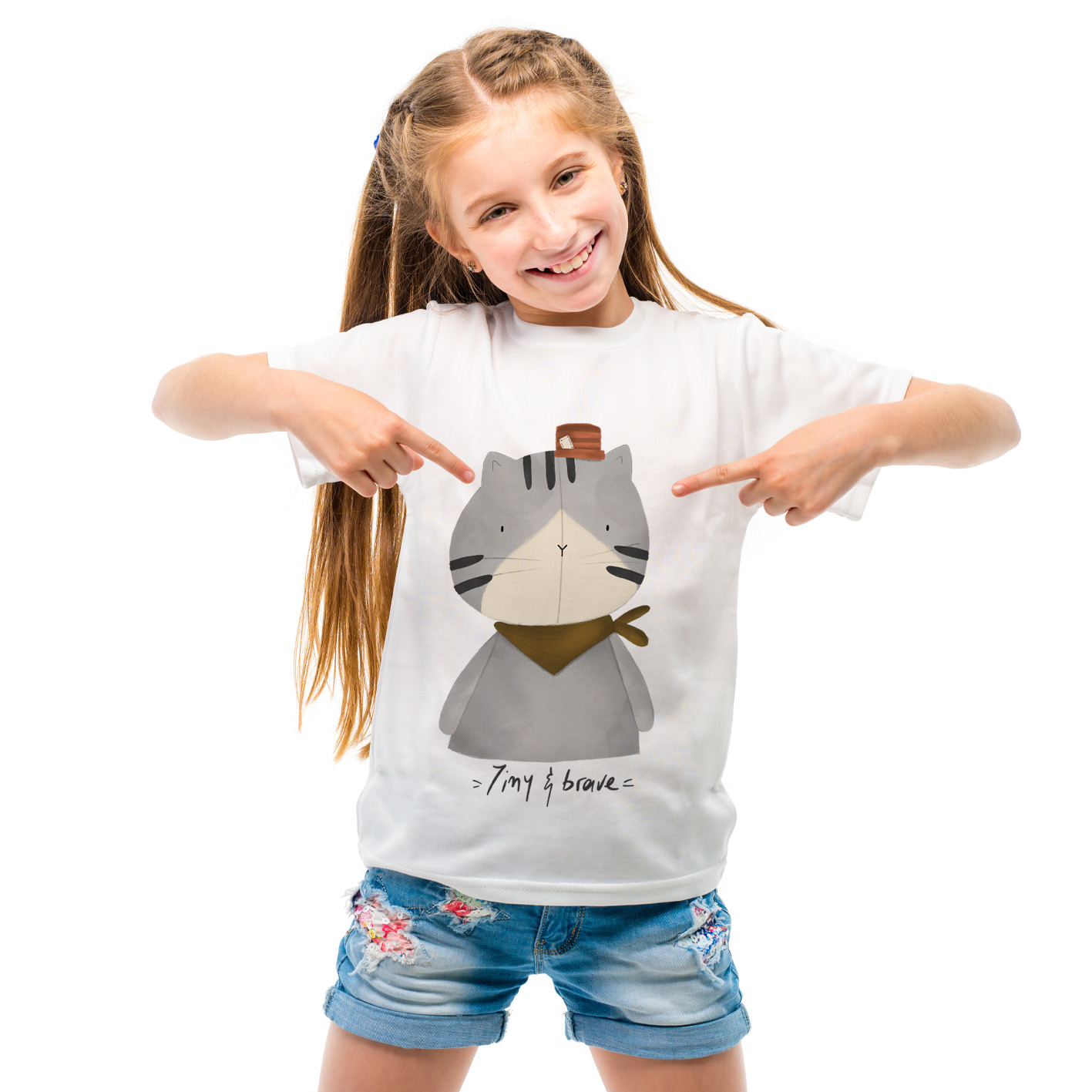 Κοντομάνικο T-Shirt Γάτα - Image 2